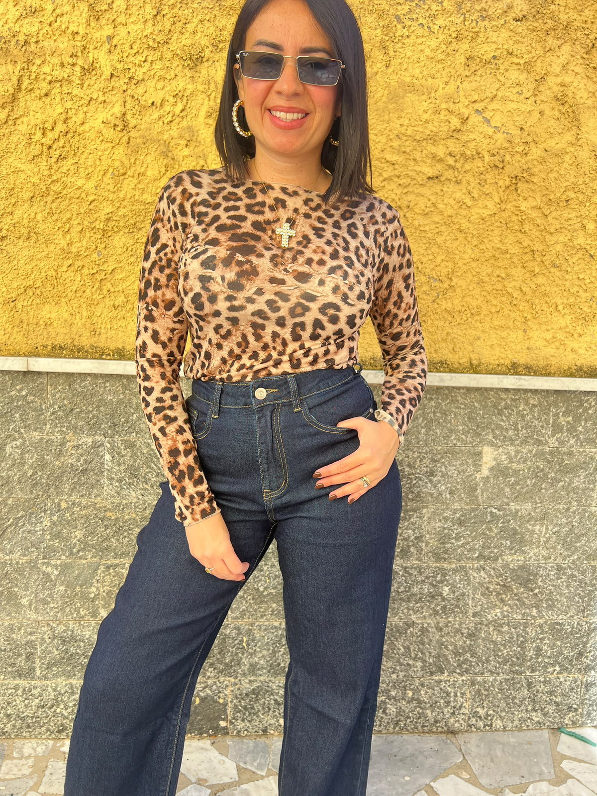 Maglia Misto Cashmere Animalier 65793