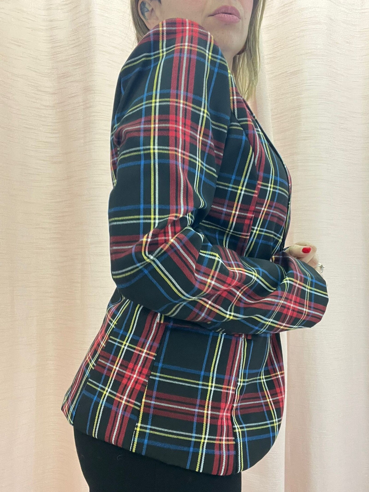 Giacca Slim Scozzese