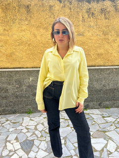 Camicia Basic Gialla