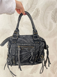 Borsa Denim Nera 121464