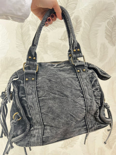 Borsa Denim Nera 121464