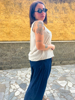 Canotta Bottoncini Sabbia 6732