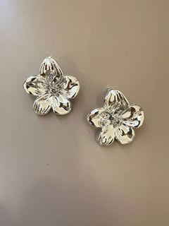 Orecchini Fiore Argento
