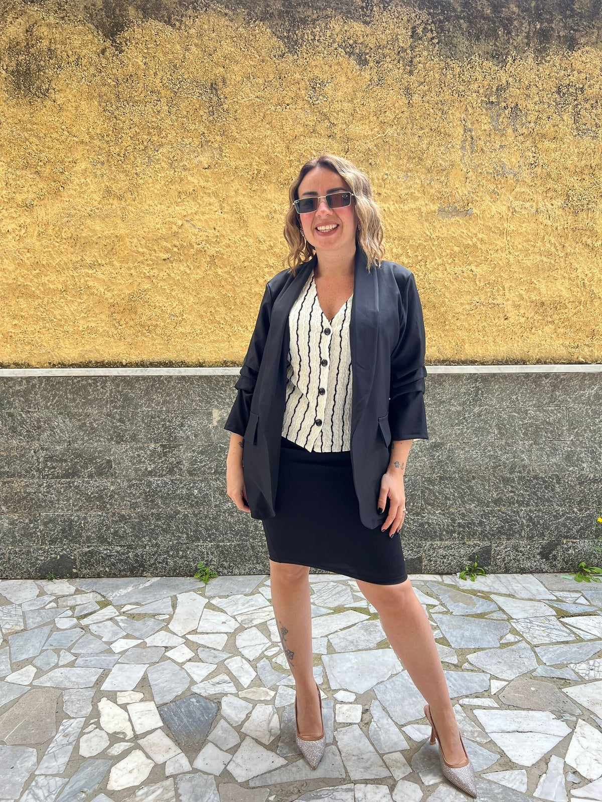 Blazer Sfoderato Nero