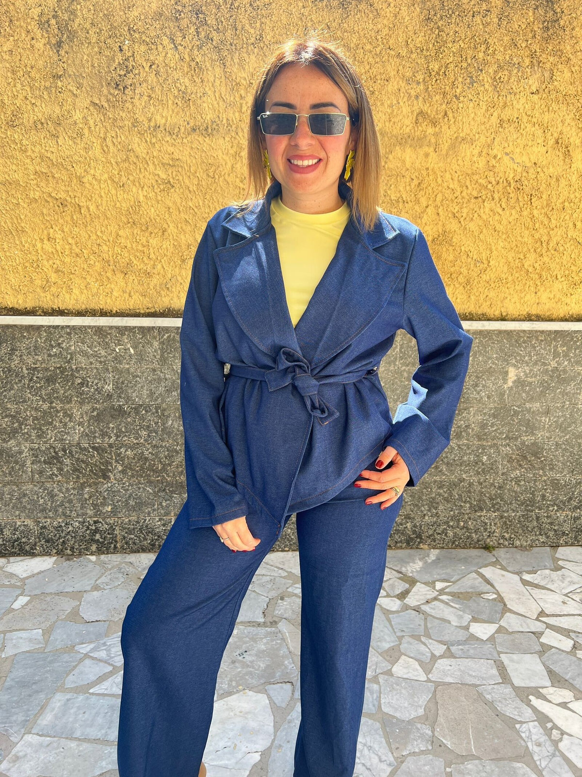 Giacca Denim 851037 Lavaggio Medio