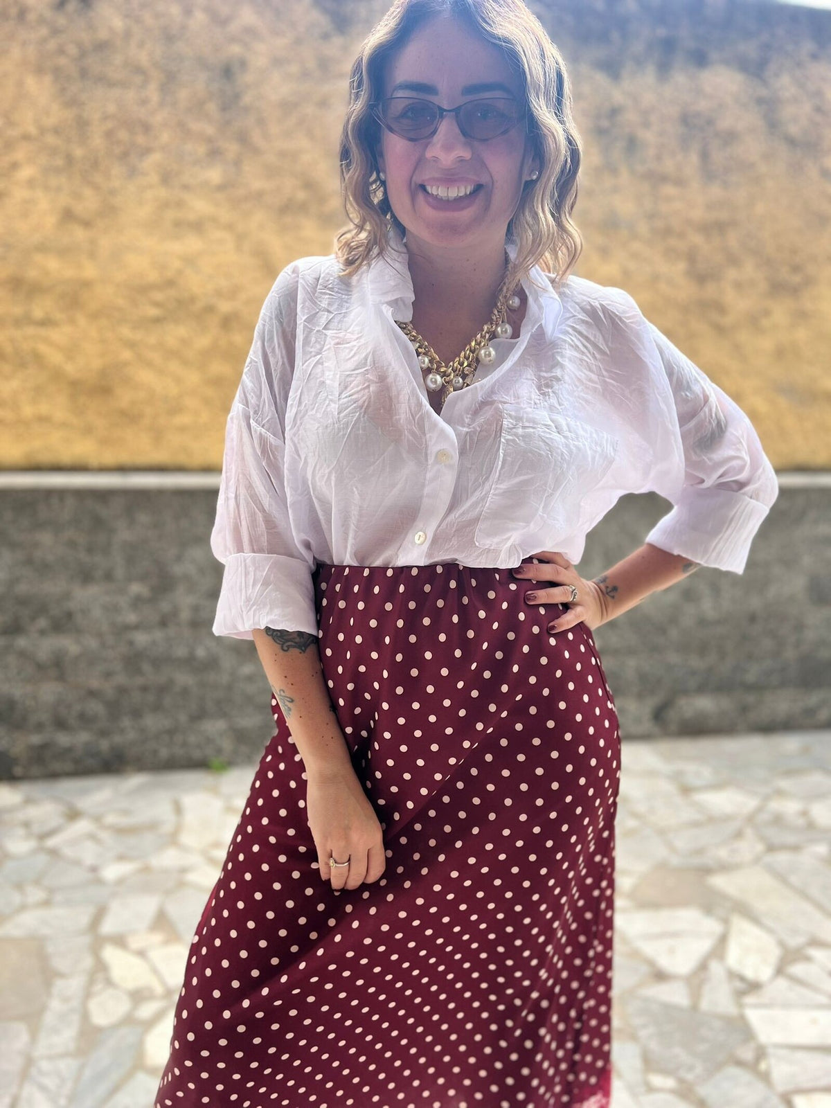 Camicia Velo  Bianca 8976