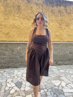Abito Merilyn Marrone 851037
