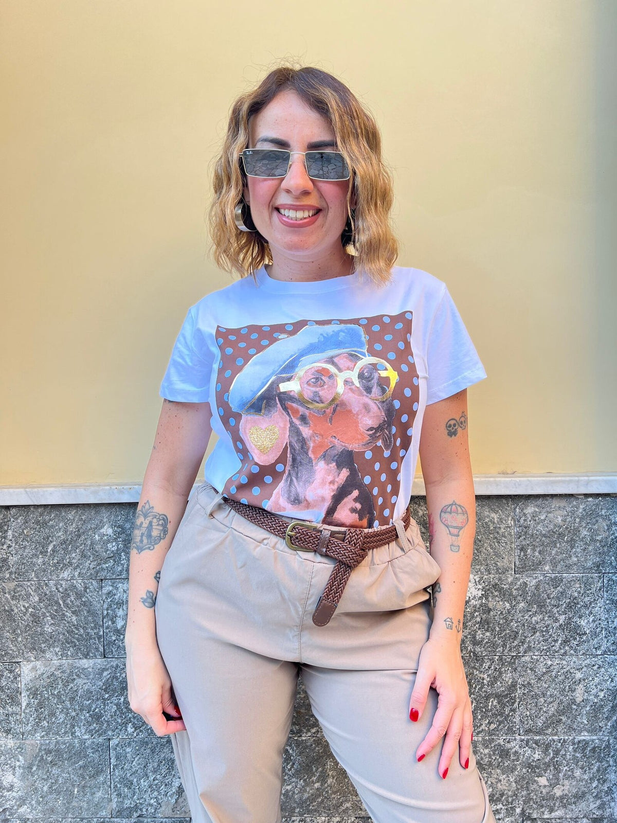 Shirt Cane Pois
