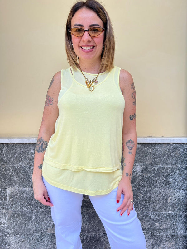 Canotta Bis Gialla