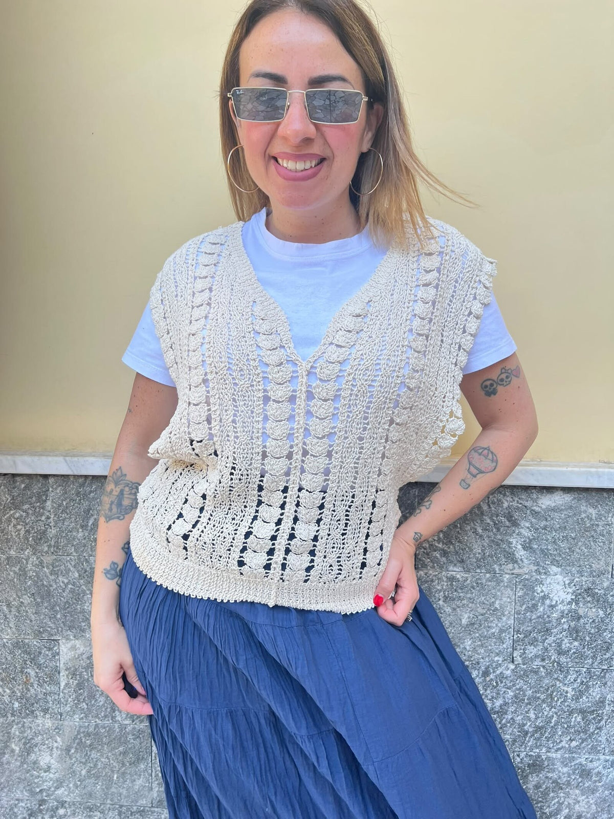 Gilet Filo Burro 488