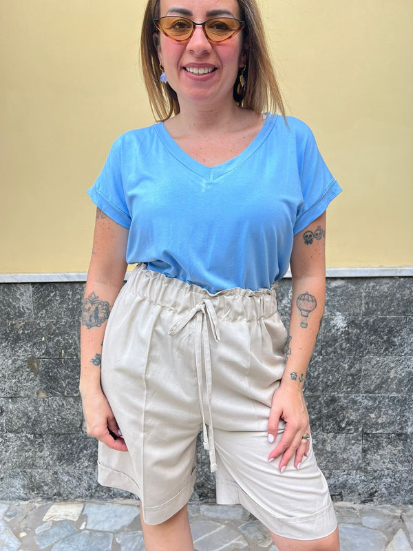 Shirt Scollo V Cielo 35427