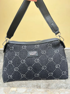 Borsa Denim Nera 101220