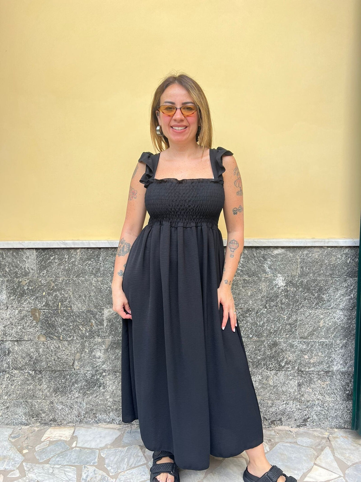 Abito Fru Fru Nero