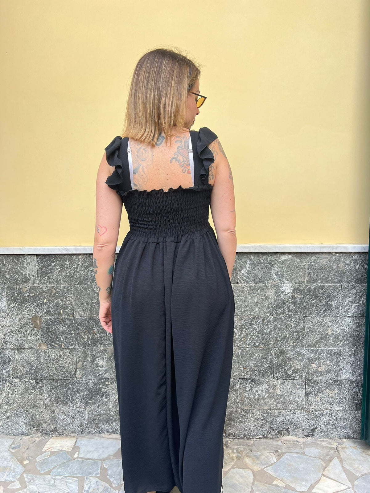 Abito Fru Fru Nero