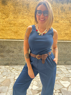 Canotta Smile Blu