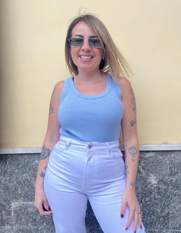 Canotta  Smile Celeste