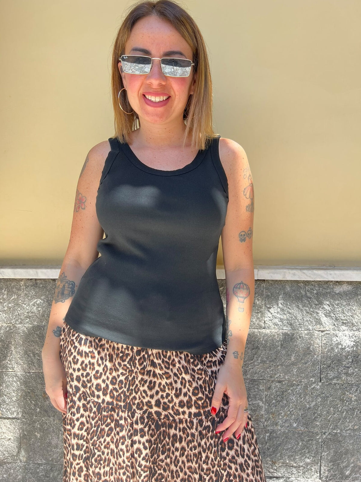 Canotta Smile Nera