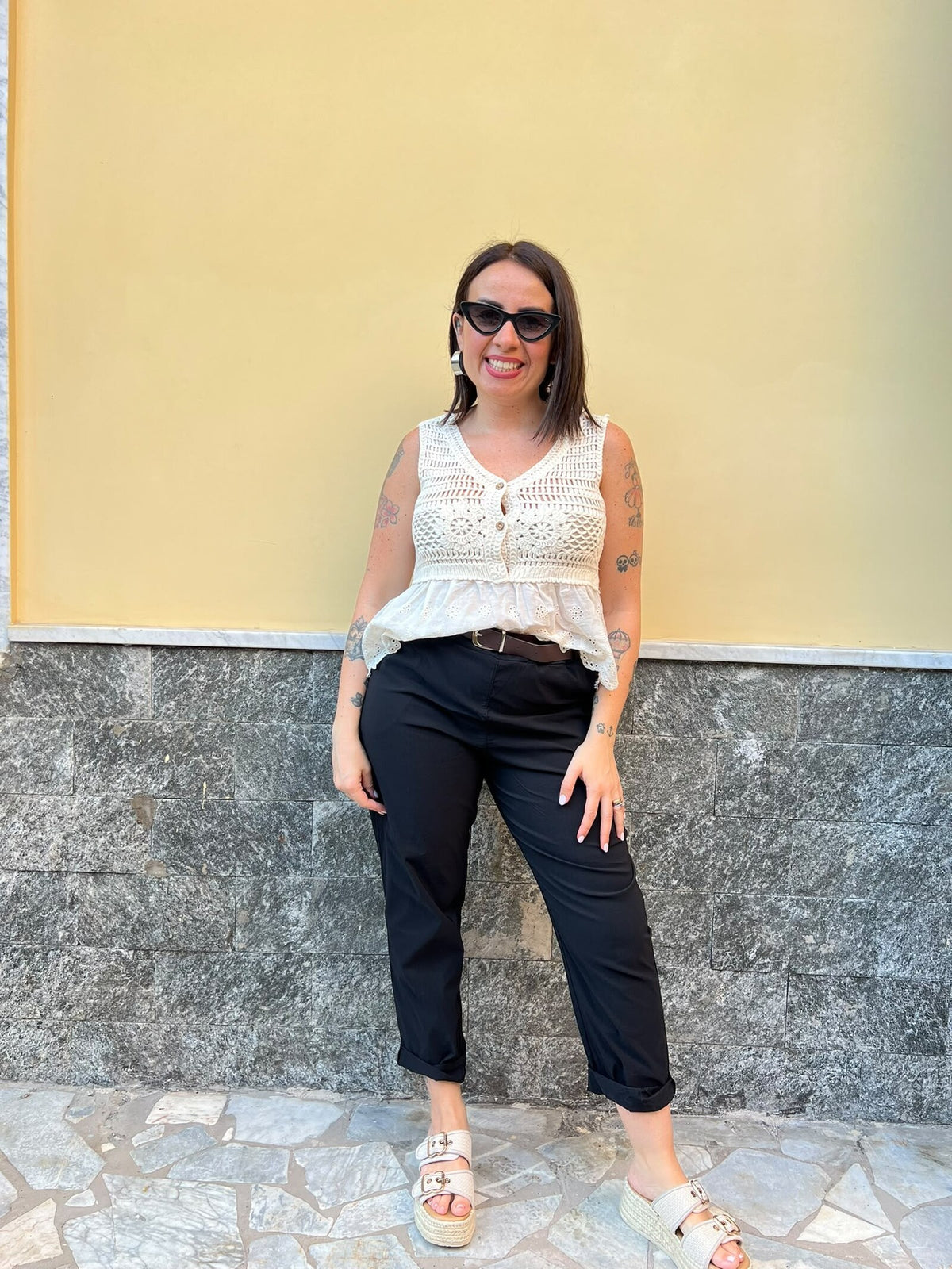 Pantaloni Carol Nero