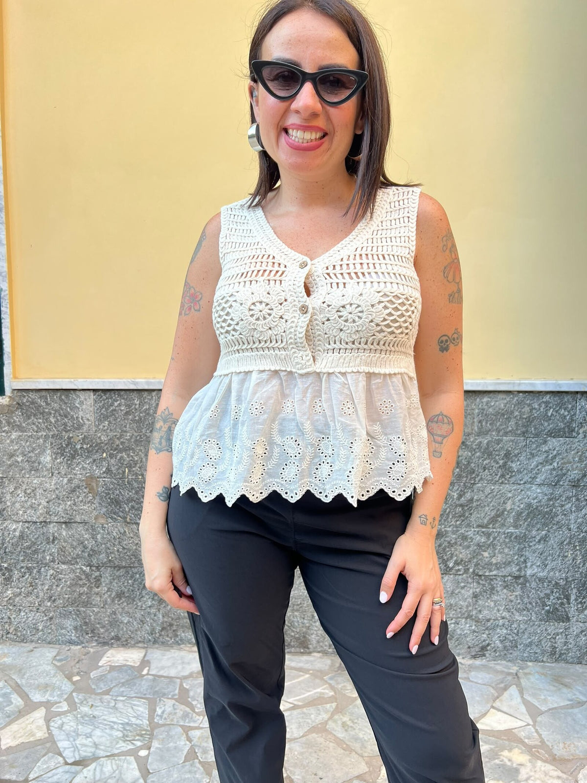 Pantaloni Carol Nero