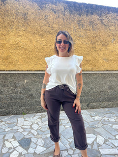 Pantaloni Carol Marroni