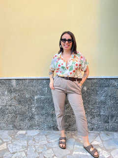 Pantaloni Carol Fango