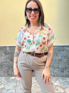 Pantaloni Carol Fango
