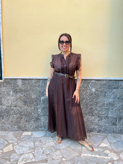 Abito Cristina Marrone 12501525
