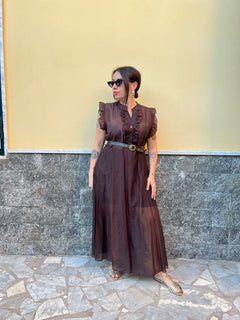 Abito Cristina Marrone 12501525