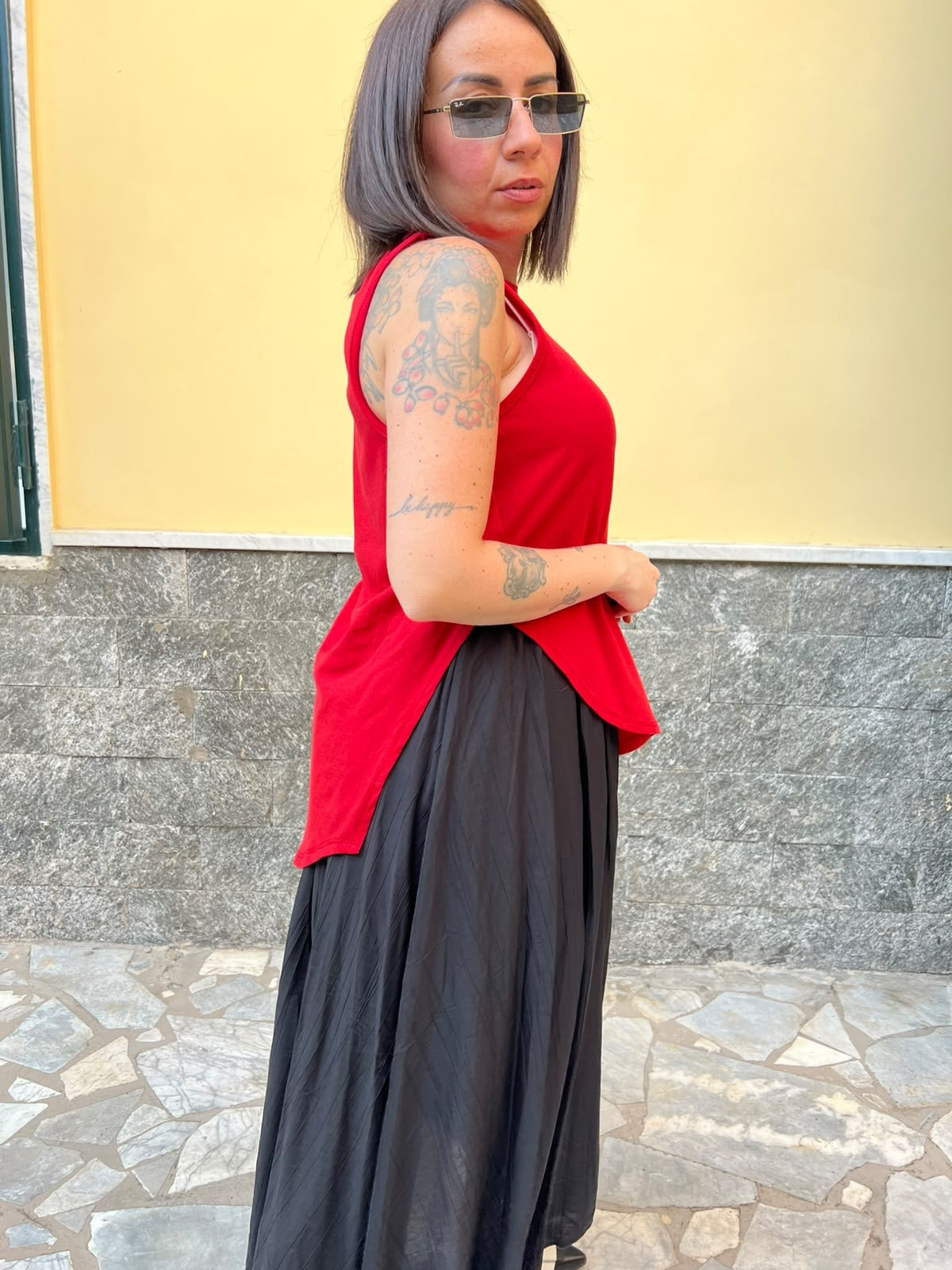 Canotta Ovale Rossa