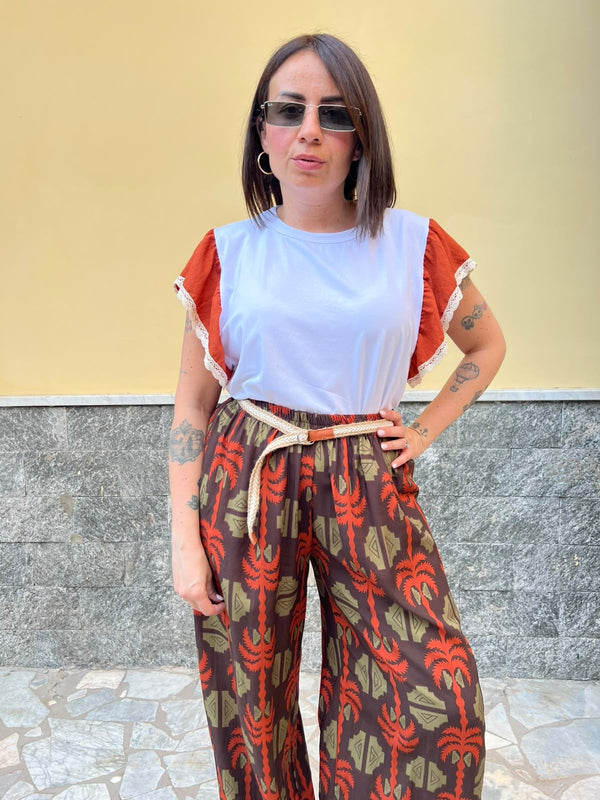 Shirt Volant Mattone