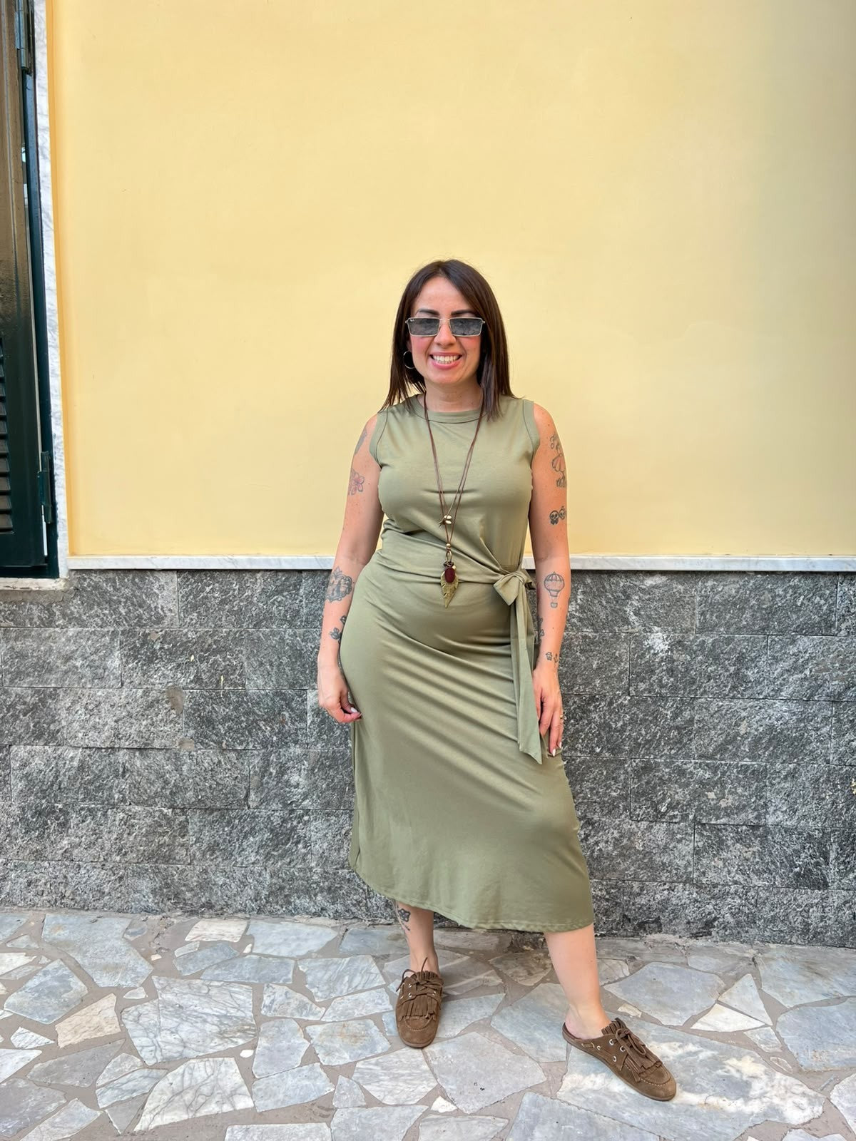 Abito Nodo Verde 951159