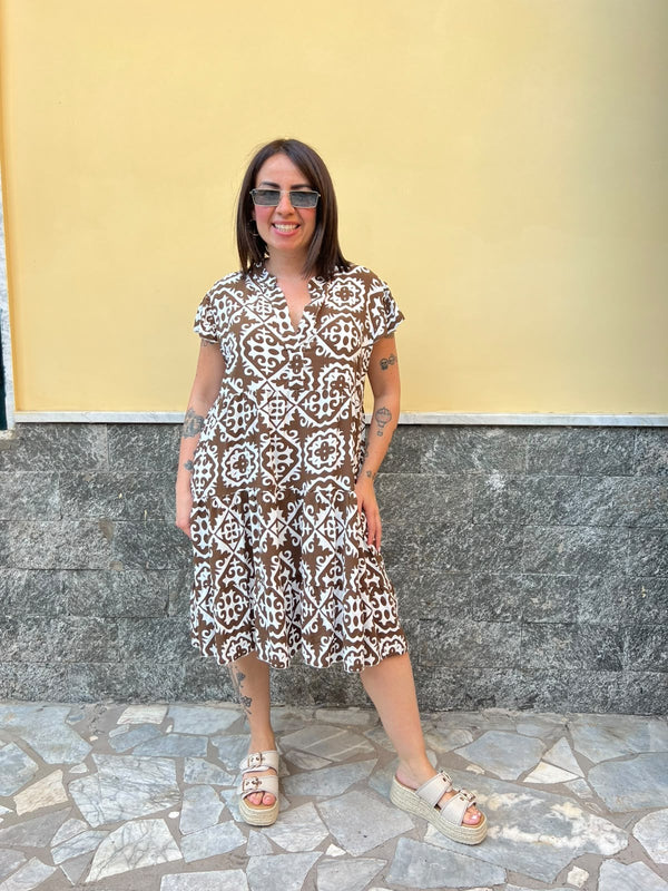 Abito Firenze 7854 Marrone
