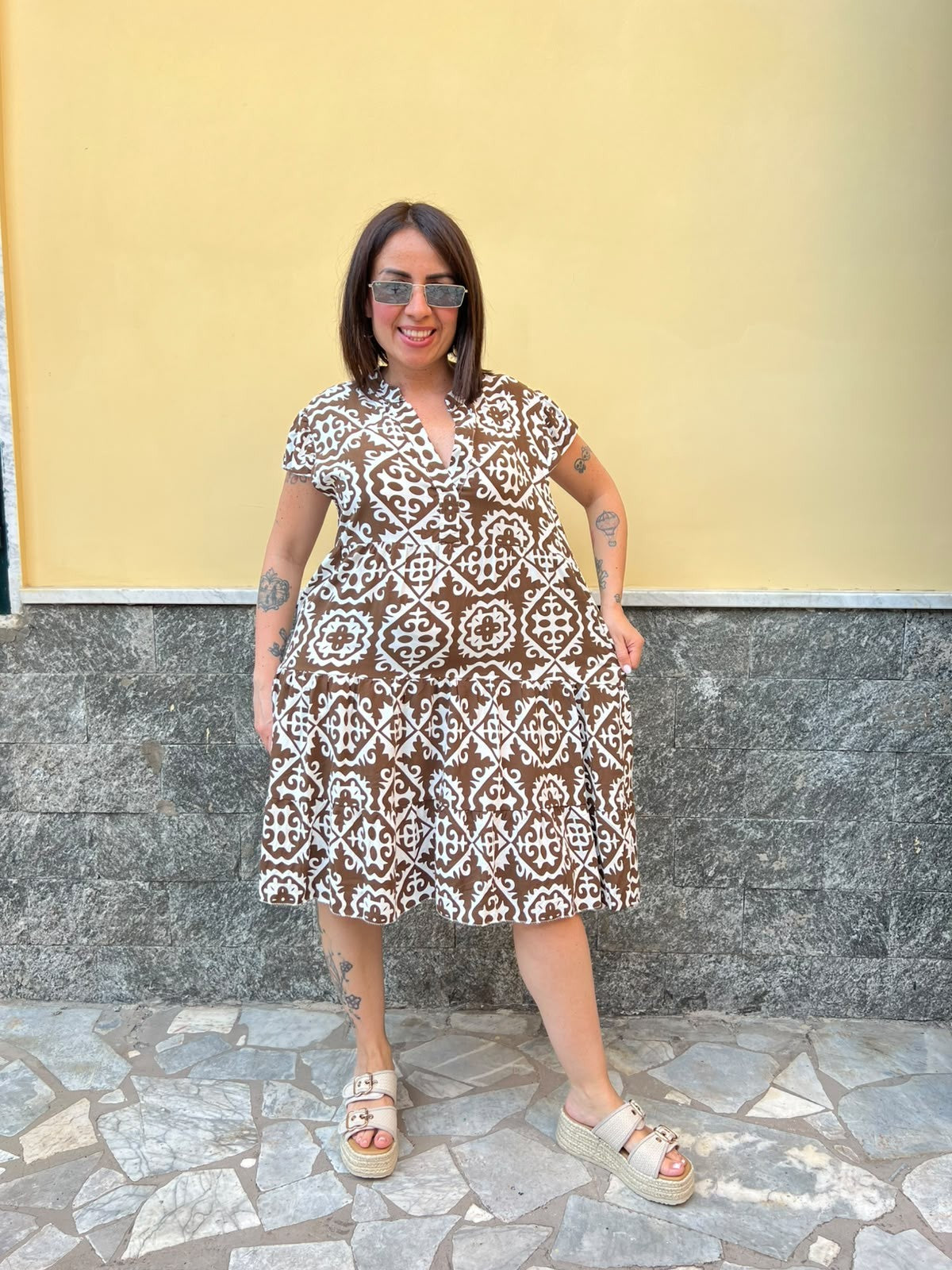 Abito Firenze 7854 Marrone