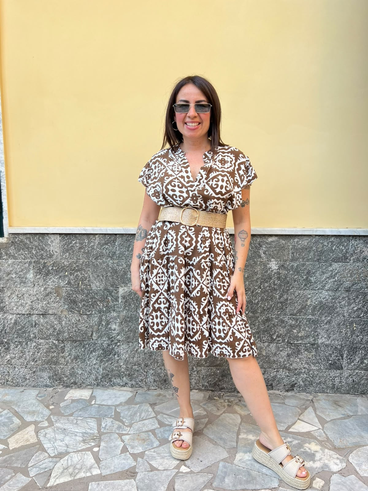 Abito Firenze 7854 Marrone