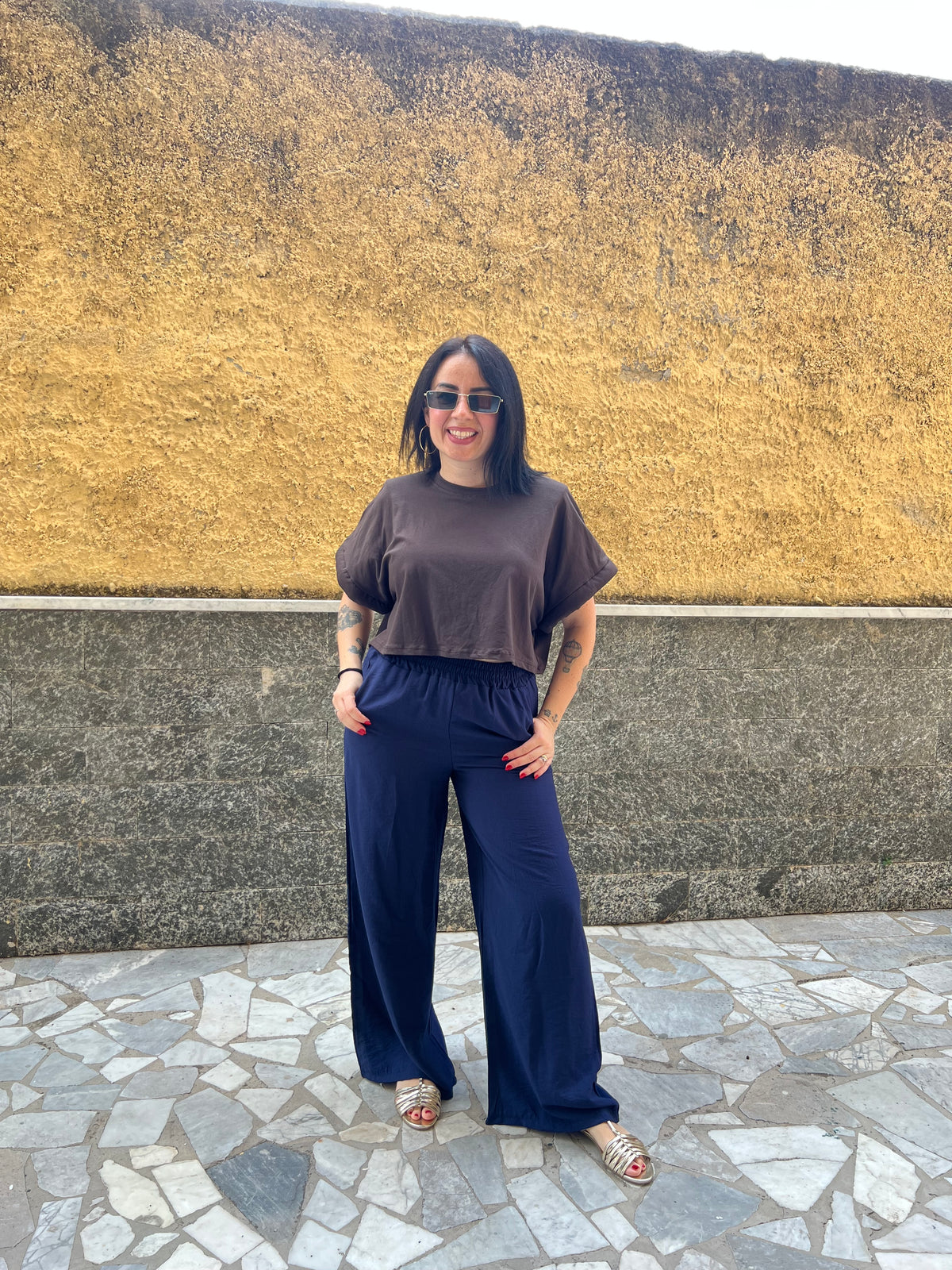 Pantaloni Alessia Blu