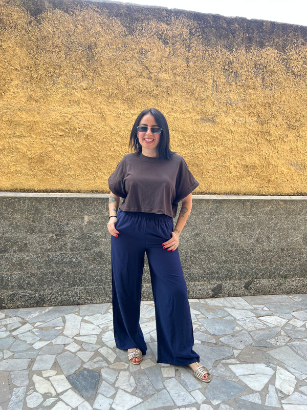 Pantaloni Alessia Blu