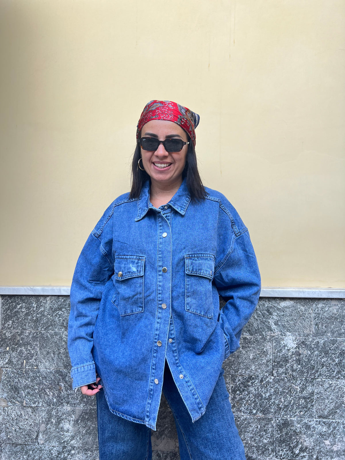 Camicia Jeans Over 8976