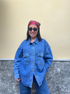 Camicia Jeans Over 8976