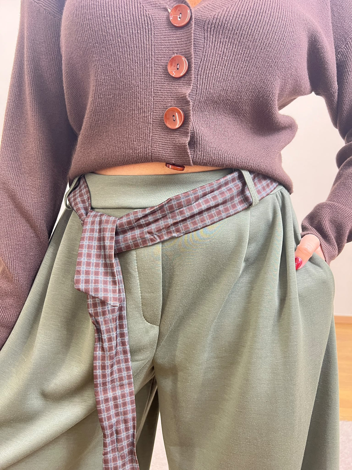 pantaloni soft foulard91098