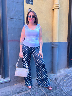Pantaloni Fantasia Pois 6732