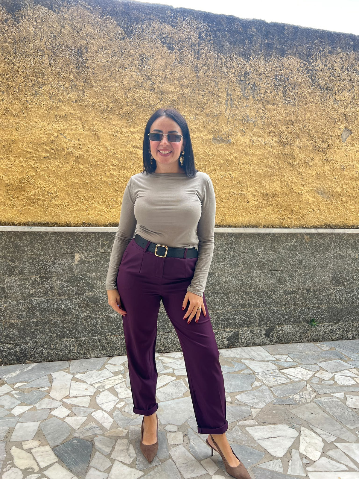 Maglia Misto Cashmere Fango 5610
