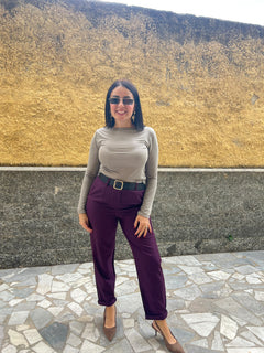 Maglia Misto Cashmere Fango 5610