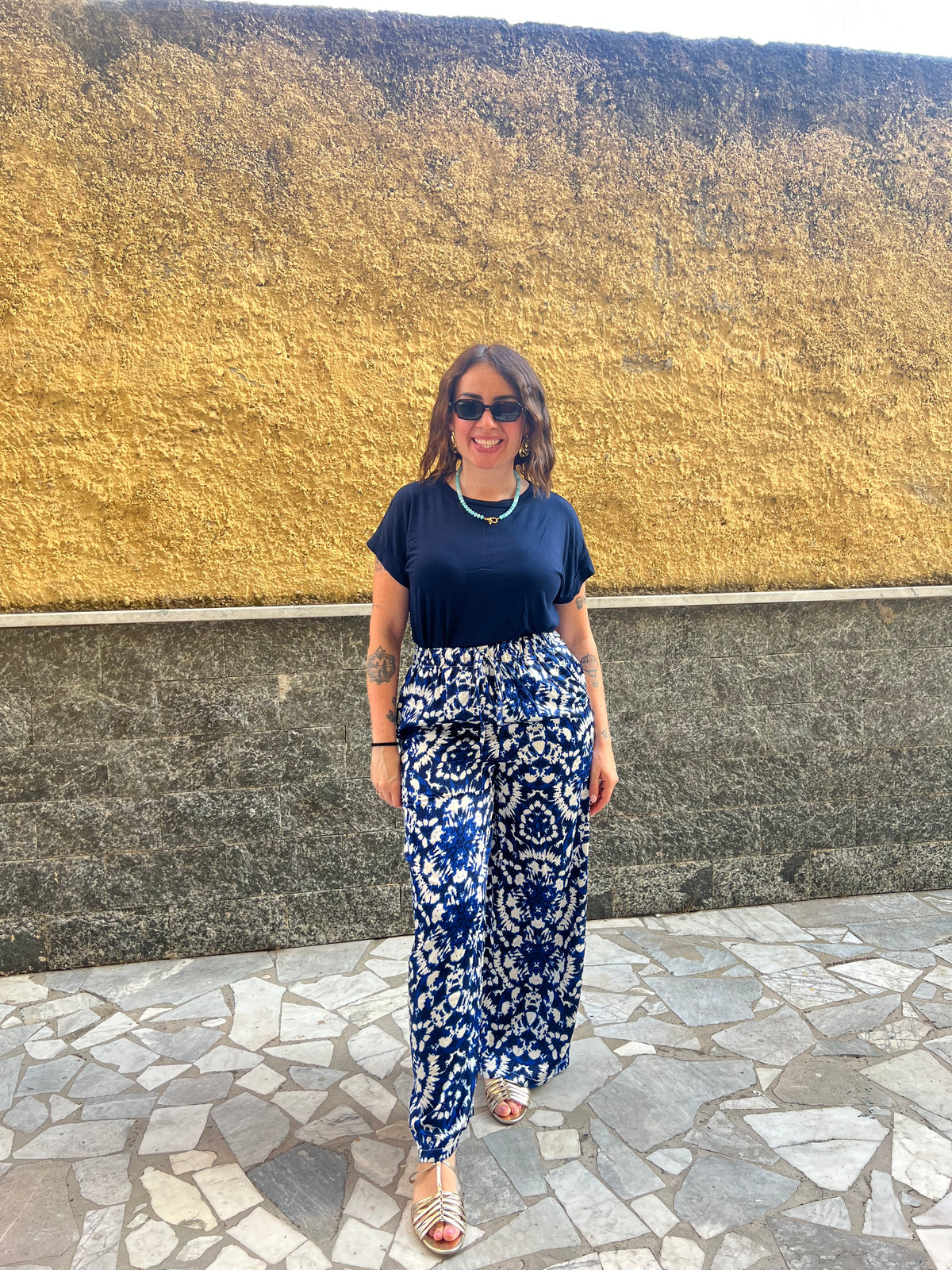Pantaloni Fantasia PROMO Blu