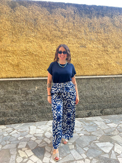 Pantaloni Fantasia PROMO Blu