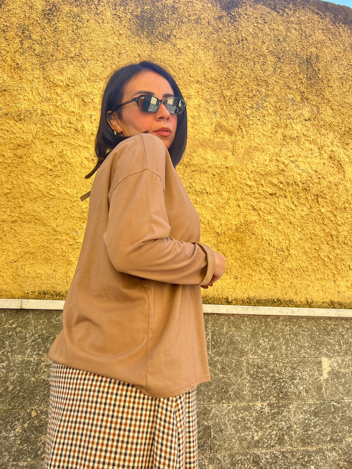 Maglia taschini Beige 6732