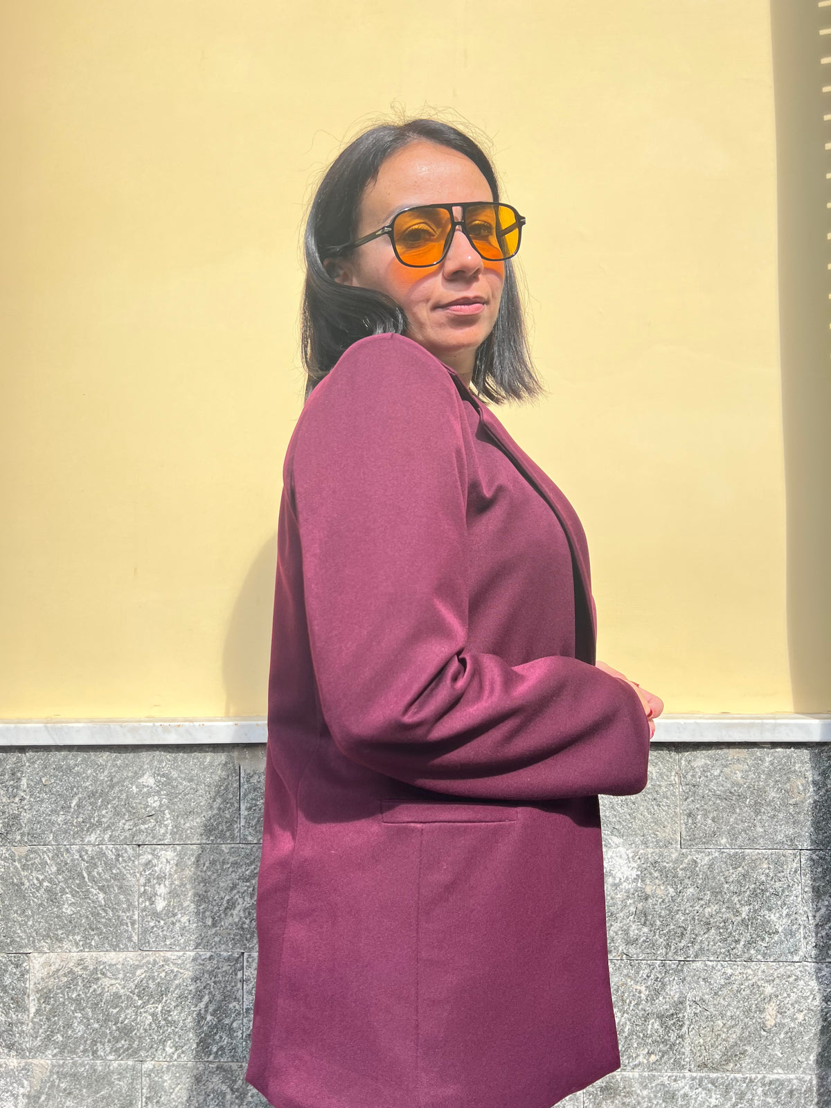 Giacca Giulia Bordeaux 91098