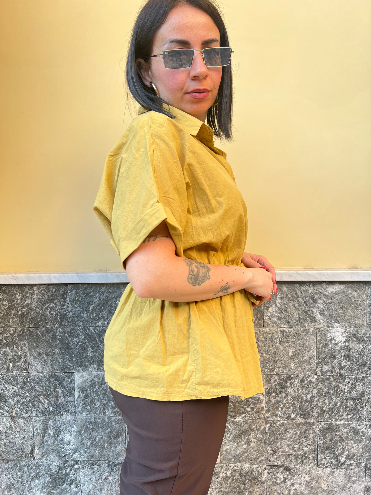 Camicia Savana Ocra 55671