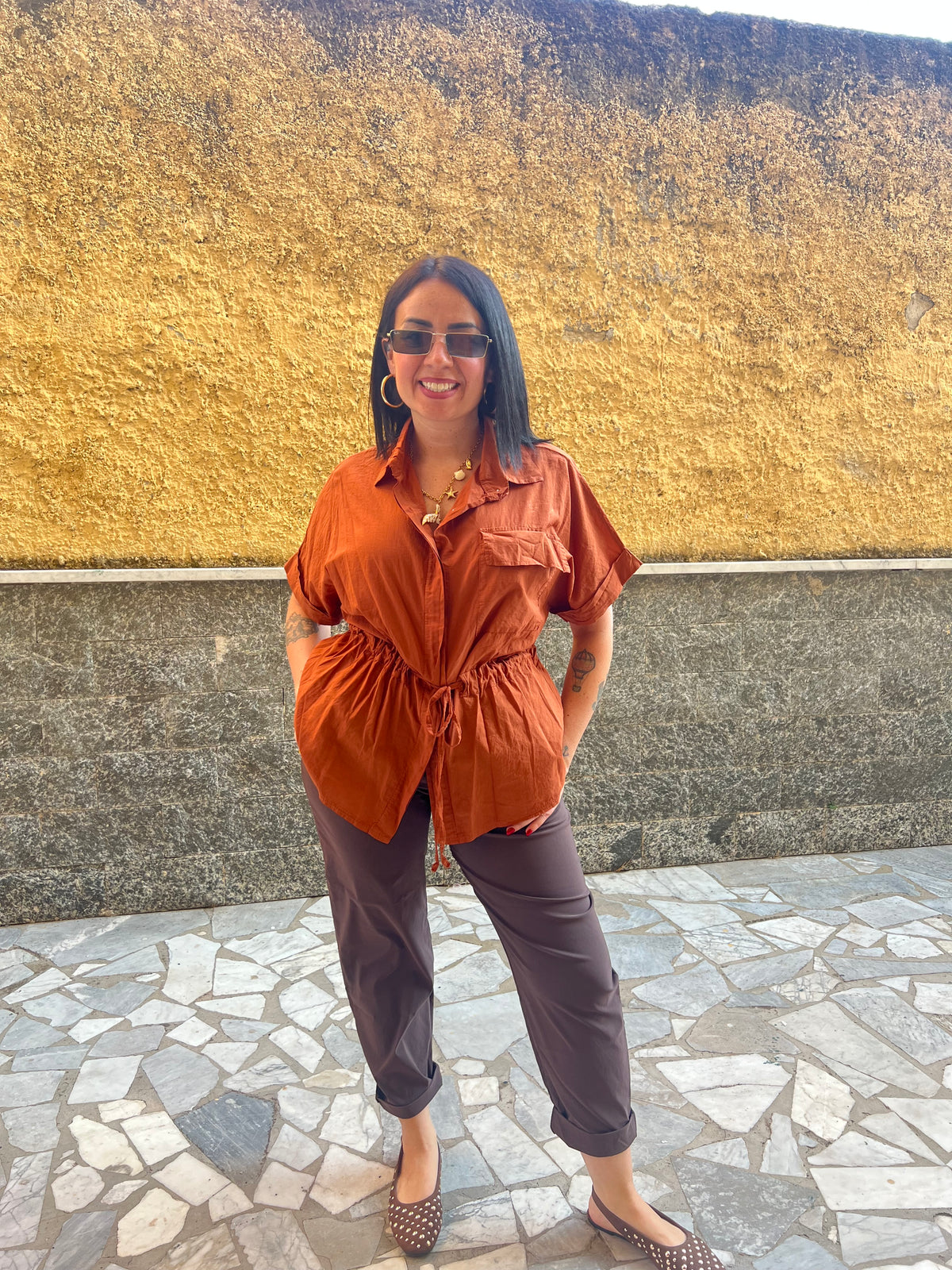 Camicia Savana Mattone 55671