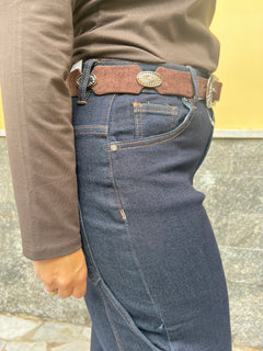 Cintura Marrone Camoscio 45549
