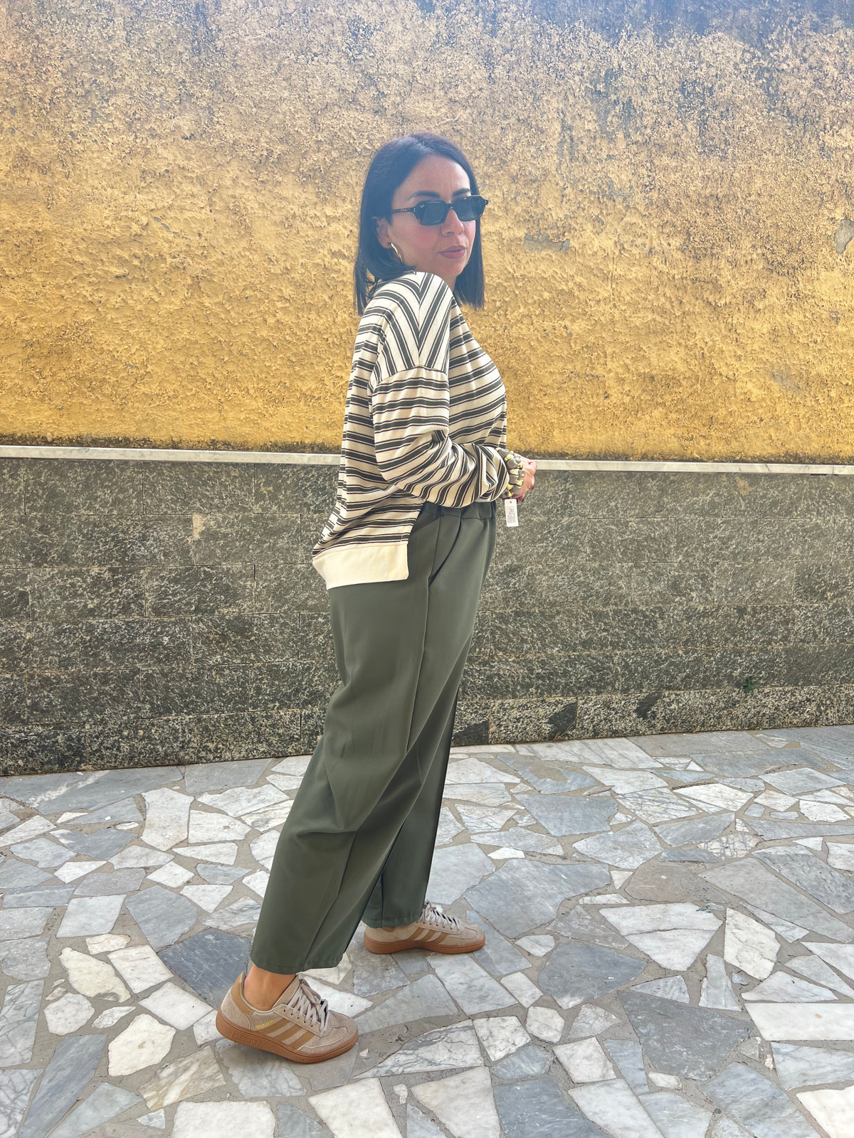 Pantaloni Gilda65793 Verde